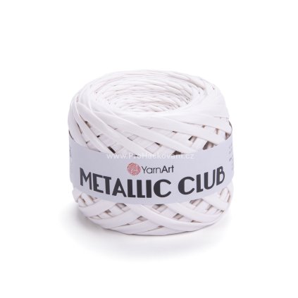příze Metallic Club 8121 bílá