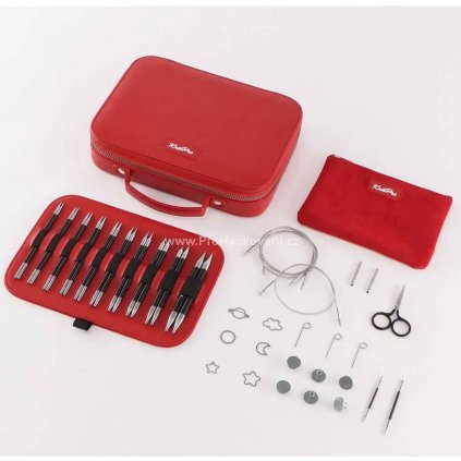 Sada výměnných jehlic KnitPro Karbonz Élan Premium 13 cm 3 - 8 mm