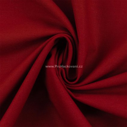 Bavlněná látka Heide burgundy