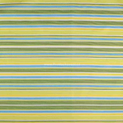 Kočárkovina 600D proužky s PVC úpravou