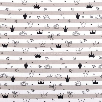 bavlnena latka korunky na sedobezovem prouzku 2