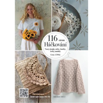 Kniha Háčkování 116 stran: Speciální vydání časopisu Dekor