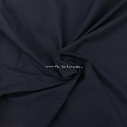Kostýmová látka temně modrá