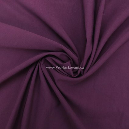 Kostýmová látka strečová temně fialová