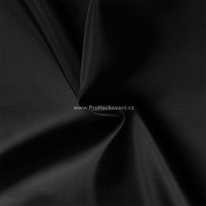 Podšívka polyesterová černá