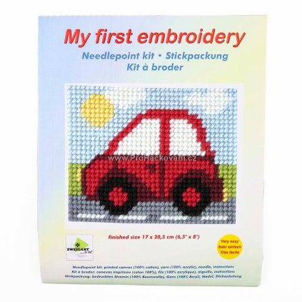 Moje první vyšívání - auto