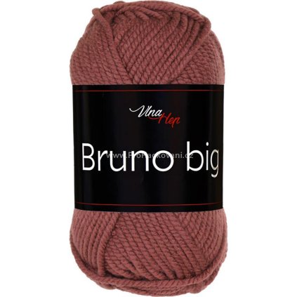 příze Bruno Big 408 tmavě cihlová