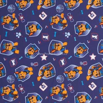 Úplet Jersey TLAPKOVÁ PATROLA modrá