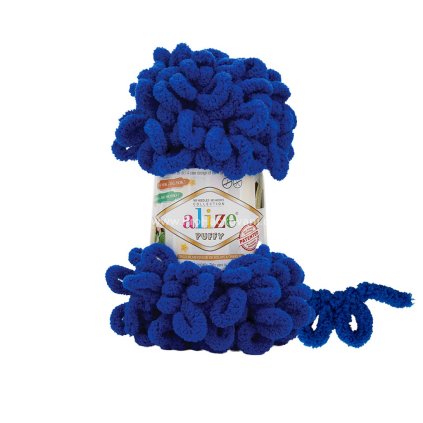 příze Puffy 984 výrazná modrá