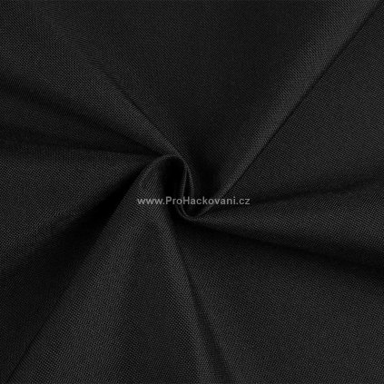 Kočárkovina Oxford 600D černá