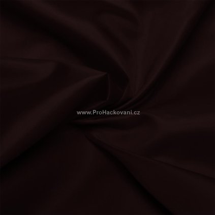Podšívka polyesterová tmavě hnědá