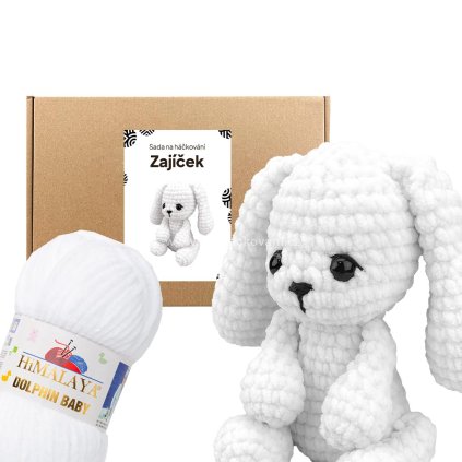 Sada na háčkování Zajíček bílý