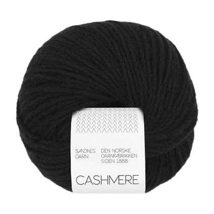 příze Cashmere 1099 černá