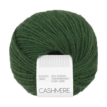 příze Cashmere 8082 lesní zelená