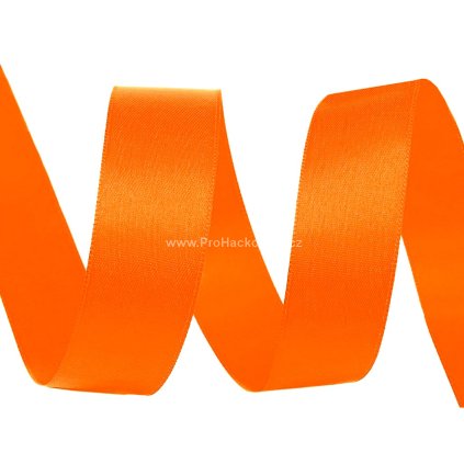 Atlasová stuha 24 mm 103617 oranžová 5 m