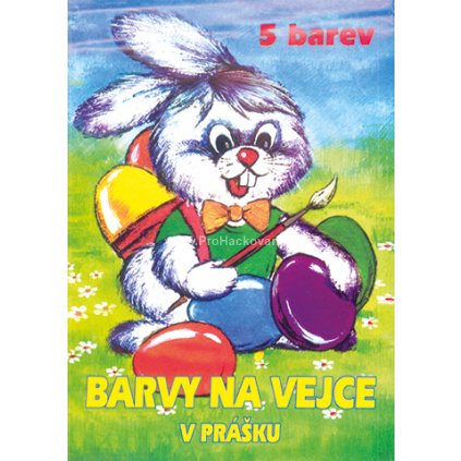 Barvy na vajíčka 5 barev