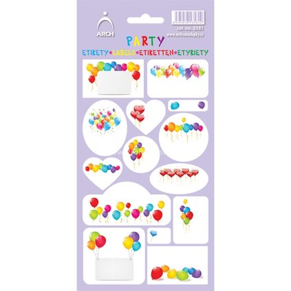 Samolepky dekorační párty