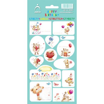 Samolepky dekorační medvídci