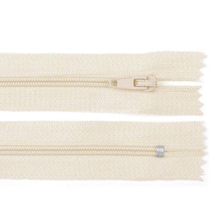 Spirálový zip pinlock No 3 délka 20 cm světle béžový