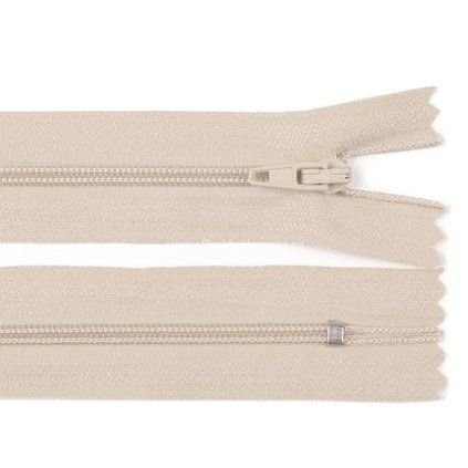 Spirálový zip pinlock No 3 délka 20 cm krémový