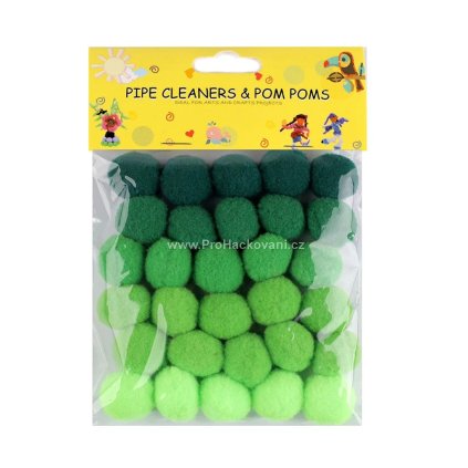 Bambulka mix barev Ø20 sytě zelená