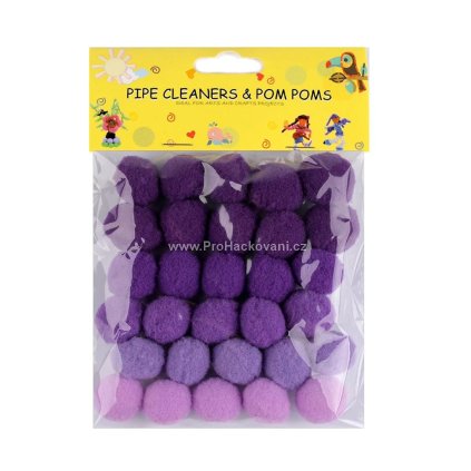 Bambulka mix barev Ø20 fialová