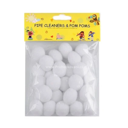 Bambulka Ø20 bílá 30 ks