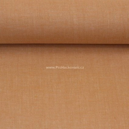 Bavlněná látka Mika broskvová