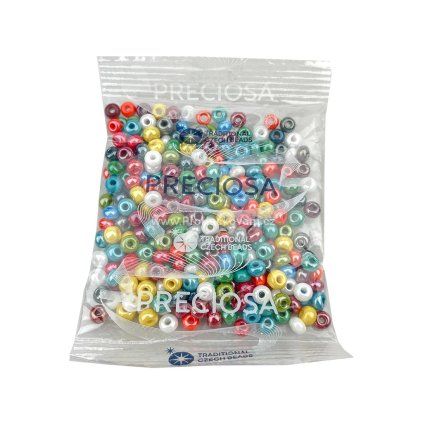 Rokajl PRECIOSA3/0 50 g barevný mix perleť