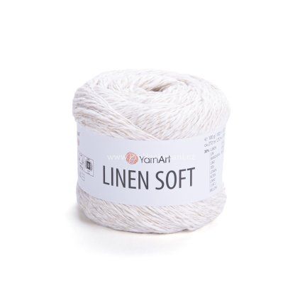 příze Linen Soft 7301 smetanová