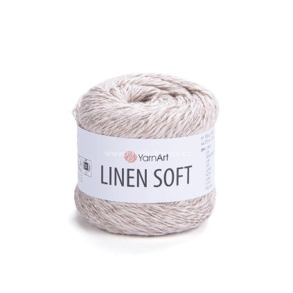 příze Linen Soft 7304 béžová