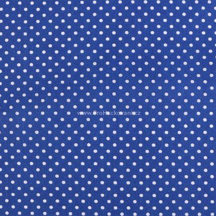 Bavlněná látka modrá capri