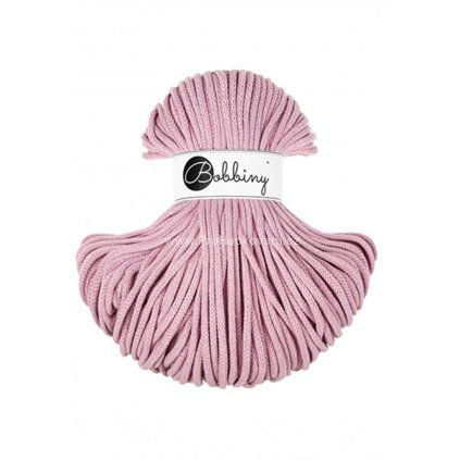 Bobbiny šňůry 5 mm Starorůžová (Dusty Rose)