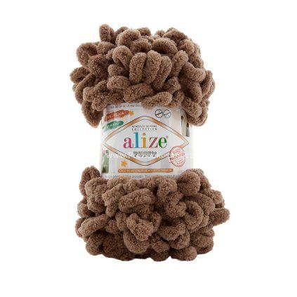 příze Puffy 466 kaštanově hnědá