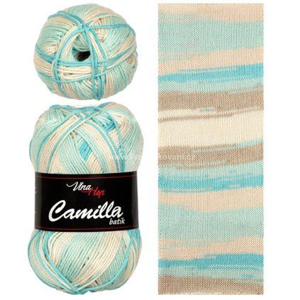 Příze Camilla batik 9611 modrá a šedá