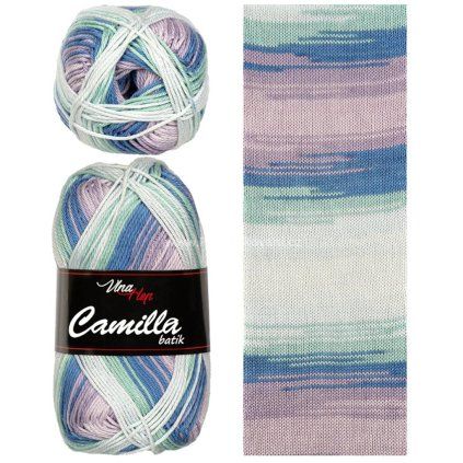 Příze Camilla batik 9623 fialová a modrá