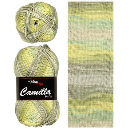 Příze Camilla batik 9628 odstíny zelené