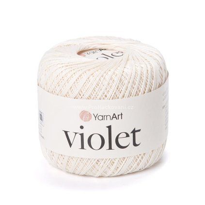 příze Violet 6282 krémová