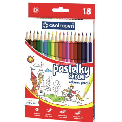 Pastelky Centropen 18 ks
