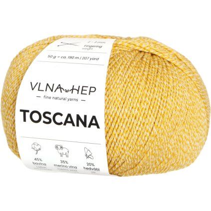 Příze Toscana 142100 Spicy Mustard