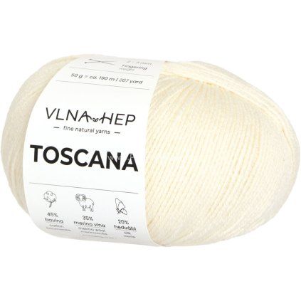 Příze Toscana 142030 Pristine