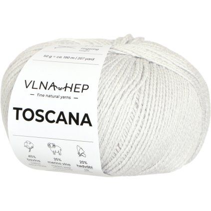 Příze Toscana 143000 White Sand