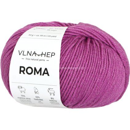 Příze Roma 132370 Purple Wine