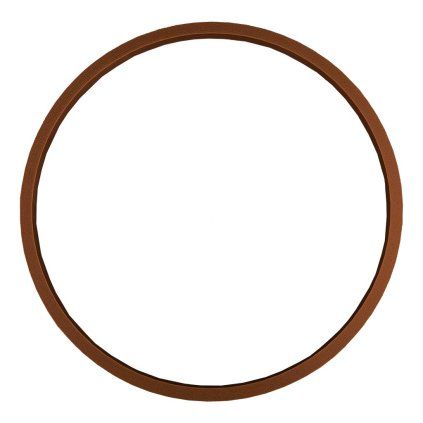 Kruh na lapač snů 18 cm hnědý