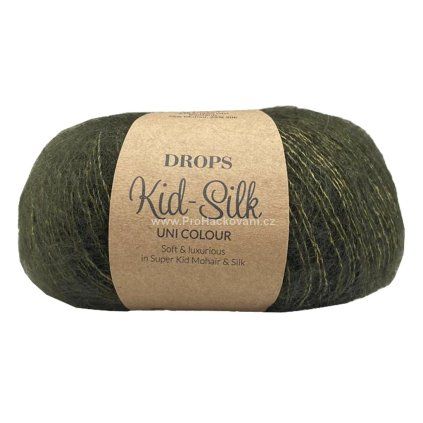 Drops Kid-Silk 77 temný les