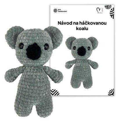 Návod na háčkovanou koalu