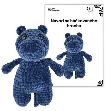 Návod na háčkovaného hrocha