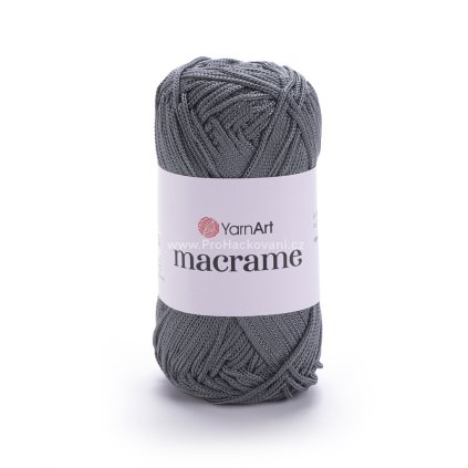 příze Macrame M159 tmavě šedá