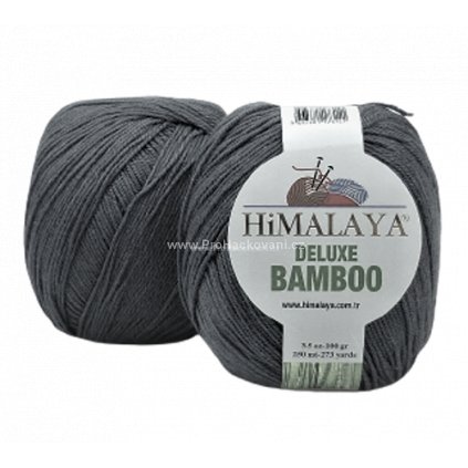 příze DeLuxe Bamboo 124-37 tmavě šedá