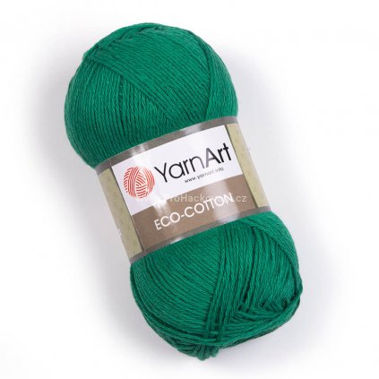 příze Eco Cotton 767 zelená